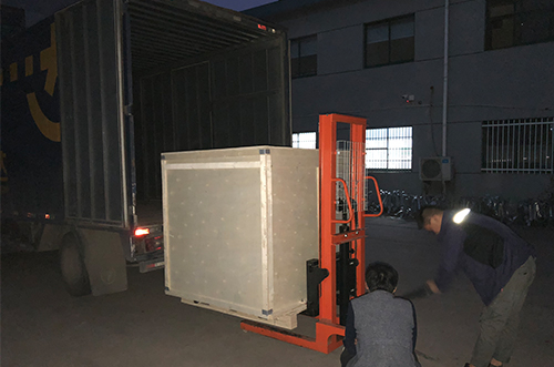 永州客戶SMT設備專車送貨，貨到上門安裝調試